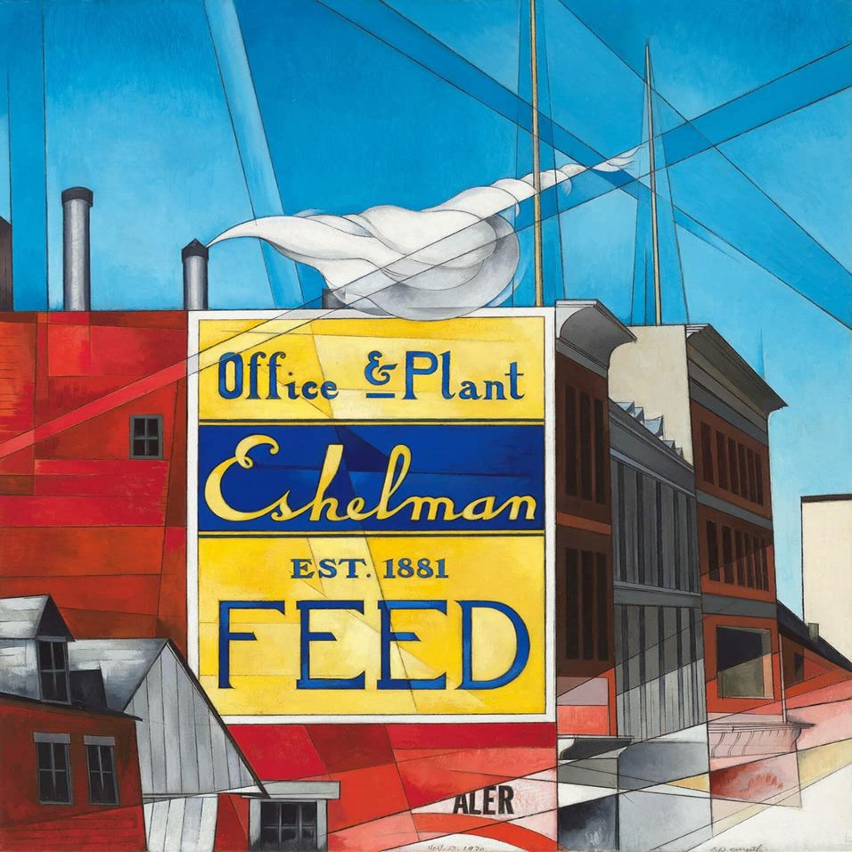Charles Demuth : Buildings, Lancaster : 1930 : Archival Quality Art Print