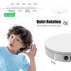 GIZMIT Rotating Display Stand for Video Shooting Props, Photography Display, Jewelry, Watch, 360 Degree Electric Motorized Rotating Turntable with 5 PVC Backgrounds,White view 4