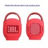 Hermitshell Silicone Carrying Case Replacement for JBL Clip 4 - Portable Mini Bluetooth Speaker (Red 2) view 3