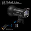 GODOX SK400II-V (New Upgrade) 400Ws Bowens Mount Photo Studio 2.4GHz GN65 Built-in LED Modeling Lamp 5600200K Strobe Light Photography Lamp for Product/Wedding/Portrait view 3