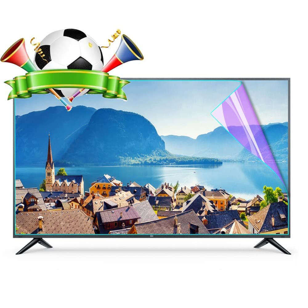 AIZYR Anti Blue Light TV Screen Protector Matte Anti-Glare/Anti UV Film, Guard Against Radiation, Relieve Eye Strain Protection Eyes and Sleep Better, No Bubble,82inch 1831x1049mm