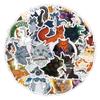 100Pcs Warriors Cats Furry Stickers GMVAESKY for Kids Aldults Teens for Birthday Party Supplies Decoration Water Bottles Laptop Suitcase view 2