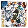 100Pcs Warriors Cats Furry Stickers GMVAESKY for Kids Aldults Teens for Birthday Party Supplies Decoration Water Bottles Laptop Suitcase view 3