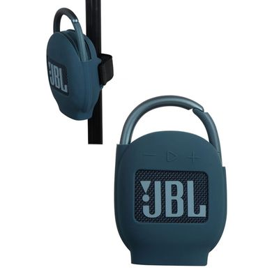 Hermitshell Silicone Carrying Case Replacement for JBL Clip 4 - Portable Mini Bluetooth Speaker (Blue 2)