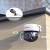 SANNCE 2 Pack 1080P PT Dome Camera, Pan/Tilt Outdoor Security Camera 2MP, 30M Night Vision for Analog CCTV Surveillance System, Remote Access view 3