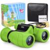 Kids Binoculars,Shockproof 8 x 21 High Resolution Compact Kids Binoculars Real for 3-12 Boys and Girls,Perfect for Bird Watching, Hiking,Camping,Travel, Christmas Birthday Gift view 1