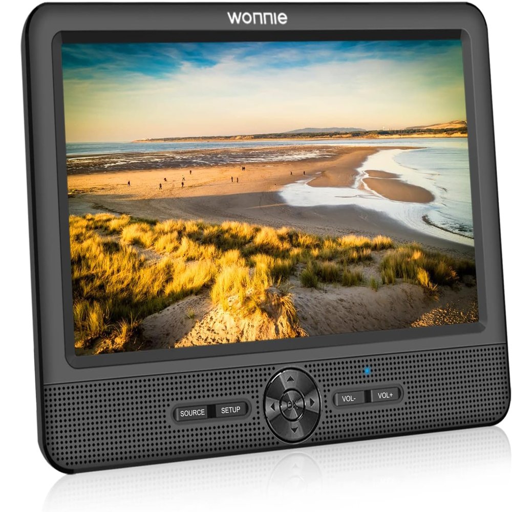 WONNIE 10" Single Portable DVD Player for Model W-3015 (One Screen Only, No Accessories Included)