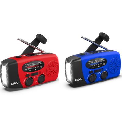Esky Emergency Radio Red & Blue