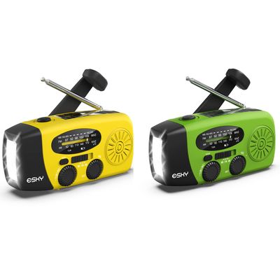 Esky Emergency Radio Yellow & Green