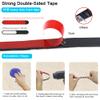 ALITOVE Blue LED Light Strip 32.8ft Waterproof IP65 10M 600 LEDs 60 LEDs/M 5050 SMD Black PCB DC 12V for Home Garden Decoration Lighting, 2X 16.4ft, with 12V 12A Power Supply view 4