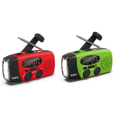 Esky Emergency Radio Red & Green