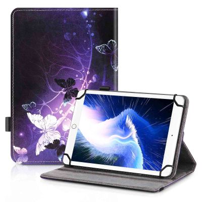 UrbanX 7"-8" Inch Universal Tablet Case, Protective Cover Stand Folio Case for Samsung Galaxy Tab 2 7.0 P3110 7 8 Inch, with 360 Degree Rotatable Kickstand, Multiple Viewing Angles and Stylus Holder