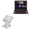 BoxWave Stand and Mount Compatible with Lenovo IdeaPad Gaming 3i (15 in - 82K2) - Executive VersaView Laptop Stand, Ergonomic Adjustable Viewing Angle Metallic Riser - Metallic Silver view 1