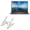 BoxWave Stand and Mount Compatible with Dell Inspiron 15 3000 (3511) - Compact QuickSwitch Stand, Portable Multi Angle Viewing Foldable Riser - Metallic Silver view 1