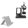 BoxWave Stand and Mount Compatible with Yealink Wireless Headset WH66 (4 in) - VersaView Aluminum Stand, Portable, Multi Angle Viewing Sturdy view 1