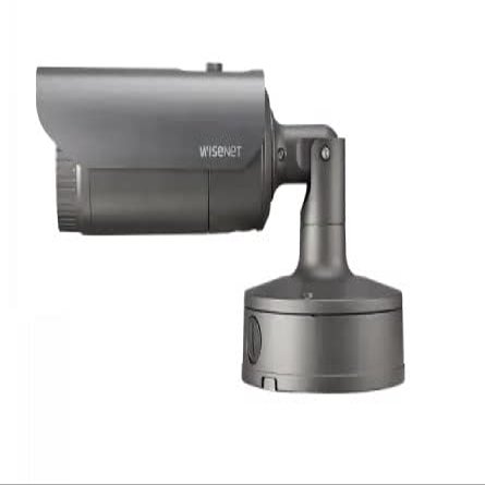 Hanwha Techwin Original Version XNO-9082R 8mp/4K IR WDR Network Bullet Camera with 2.8~8.4mm (3X) Motorized varifocal Lens, Dark Grey.