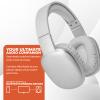 iJoy Ultra Wireless Over-Ear Bluetooth Headphones with Mic, Up to 10 Hours Playtime, Bluetooth Headset 33Ft Range with Backup AUX Cable & SD Slot, Wireless Headphones for Gaming, Work & Gym (Silver) view 2