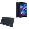 BoxWave Keyboard Compatible with PRITOM Android Tablet L8232-B1BK (8 in) - SlimKeys Bluetooth Keyboard - with Backlight, Portable Slim LED 7 Colors - Jet Black view 1