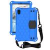 BLCshine Protective Case for Huawei MatePad T8 8.0 Inch 2020, Rugged Shockproof Silicone Protective Cover with Handle Stand and Shoulder Strap for Huawei MatePad T8 2020 - Blue+Black view 1