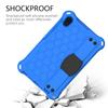 BLCshine Protective Case for Huawei MatePad T8 8.0 Inch 2020, Rugged Shockproof Silicone Protective Cover with Handle Stand and Shoulder Strap for Huawei MatePad T8 2020 - Blue+Black view 3