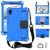 BLCshine Protective Case for Huawei MatePad T8 8.0 Inch 2020, Rugged Shockproof Silicone Protective Cover with Handle Stand and Shoulder Strap for Huawei MatePad T8 2020 - Blue+Black view 4