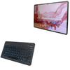 BoxWave Keyboard Compatible with Samsung Galaxy Tab S8 Ultra - SlimKeys Bluetooth Keyboard - with Backlight, Portable Slim LED 7 Colors - Jet Black view 1
