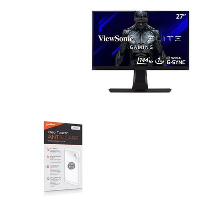 BoxWave Screen Protector Compatible with Viewsonic Elite XG270QG (27 in) - ClearTouch Anti-Glare (2-Pack), Anti-Fingerprint Matte Film Skin