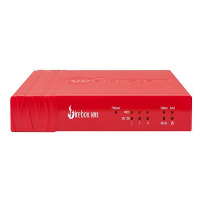 WatchGuard Firebox NV5 Network Security Appliance Firewall, VPN, Intrusion Prevention, 250 Mbps Throughput, 5 Gigabit Ethernet Ports, Ideal for Small Offices and Remote Work (WGNV5005)