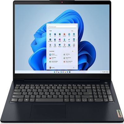 Lenovo IdeaPad 3 15.6 Full HD Laptop, AMD Ryzen 7 5825U, 12GB RAM, 512GB SSD, Windows 11 Home, Abyss Blue