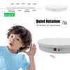 GIZMIT Motorized Rotating Display Stand for Photography, Adjustable Motorized Electric Rotating Stand Display Table for Live Video Automatic Revolving Platform,White view 4