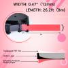 Label Maker Tape Replacement for Brother P-Touch TZe-431 TZ431 Laminated, Black on Red Label Tape AZe Tape 431, 12mm 0.47" 1/2" x 26.2ft, Compatible with PTH110, PT1230, PTP300BT, PTD210, 8 Pack view 3