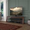 AVF Contemporary Wood Glass Steel TV Stand for TVs 32" to 90" in Black/Walnut view 2
