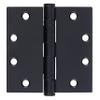 BRINKS Commercial - 4 1/2" Ball Bearing Door Hinge, Matte Black Finish - Smooth Opening and Closing for Light to Medium Weight Doors view 1