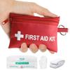 Yzpacc Mini First Aid Kit - CPR Keychain CPR Face Shield with Breathing Barrier & Elastic Belt & One Pair of Disposable Gloves for Travel Home Camping - Emergency Supplies(1 Set) view 1