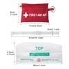 Yzpacc Mini First Aid Kit - CPR Keychain CPR Face Shield with Breathing Barrier & Elastic Belt & One Pair of Disposable Gloves for Travel Home Camping - Emergency Supplies(1 Set) view 2