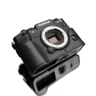 GARIZ Leather Camera Case for FUJIFILM X-T5 XS-CHXT5BK Black