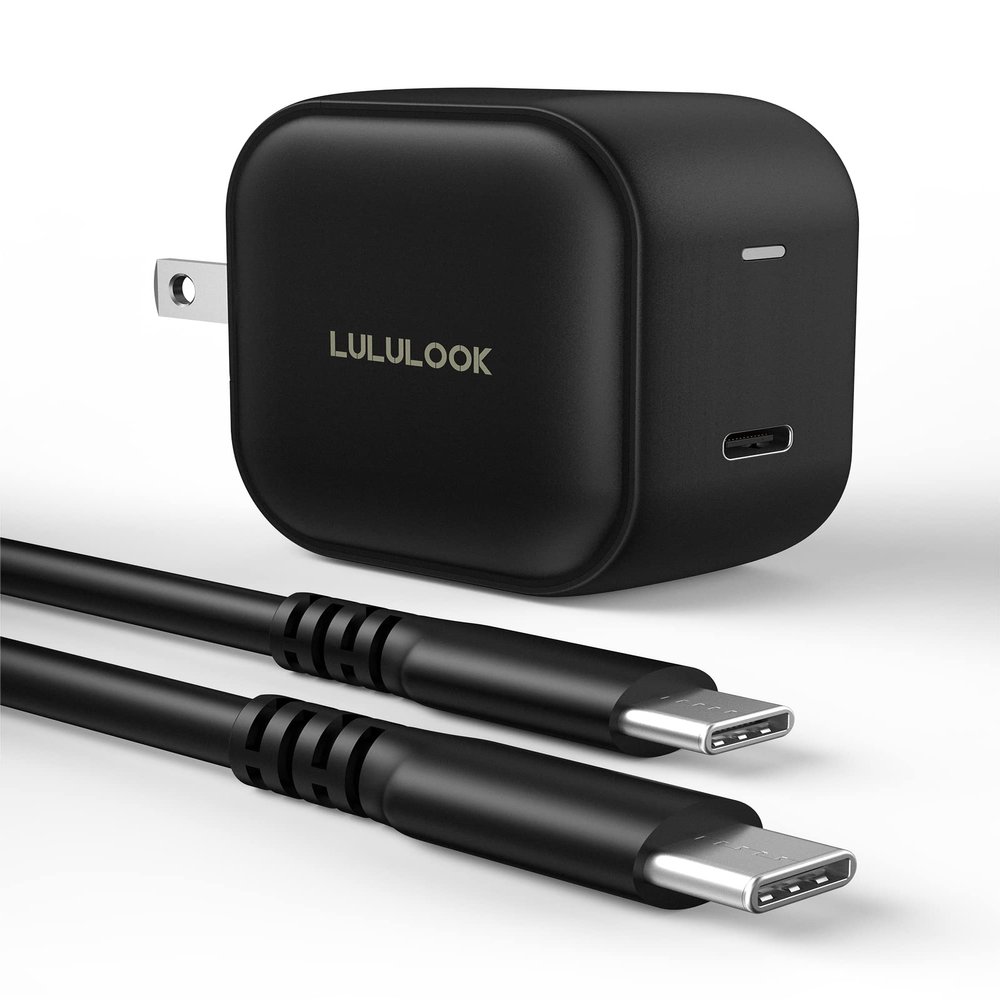 LULULOOK Mini USB C 67W USB-C Power Adapter Charger Block Type C Fast Wall Charger for MacBook Air/M1, Galaxy S22/S21, Dell XPS, HP, iPhone 14/Pro/Mini, iPad Pro, Steam Deck, Laptops
