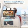Arafuna 12.5" Portable DVD Player for Car, 10.5" HD Swivel Screen with Car Headrest Holder, 5-Hour Rechargeable, Support USB/SD/Sync TV, Regions Free, Last Memory view 3