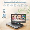 Arafuna 12.5" Portable DVD Player for Car, 10.5" HD Swivel Screen with Car Headrest Holder, 5-Hour Rechargeable, Support USB/SD/Sync TV, Regions Free, Last Memory view 4