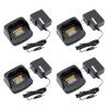 (4PCS) PMLN6383 Battery Charger PMLN6383A PMLN6394A PMLN6394 [Upgraded] for Motorola RMU2040 RMU2043 RMU2080 RMU2080D RMV2080 RMM2050 PMNN4434A PMNN4434AR PMNN4434 Battery Charger view 1