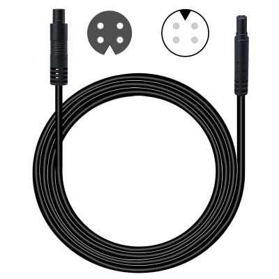 Aienxn 4 Pin 6.5FT Male to Female Backup Camera Extension Cable, Rear View Camera Extension Cord for Dash Cam Mirror Cam Rearview Cameras, Suitable for Car Pickup Truck SUV Trailer