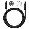 Aienxn 4 Pin 6.5FT Male to Female Backup Camera Extension Cable, Rear View Camera Extension Cord for Dash Cam Mirror Cam Rearview Cameras, Suitable for Car Pickup Truck SUV Trailer view 1