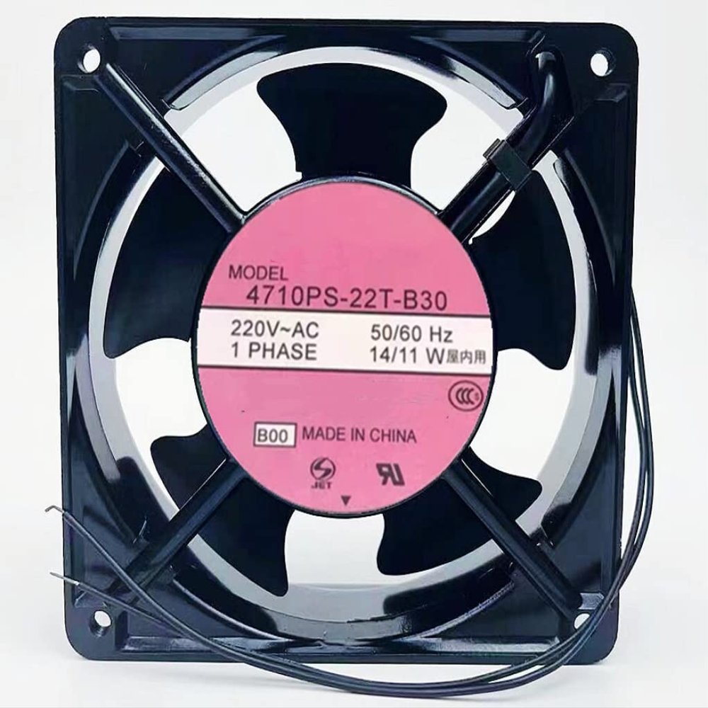 4710PS-22T-B30 220V 14/11W 120X120X38MM 2-Wire Cooling Fan