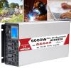 ELOMAS Ac to Dc Converter 3000W 4000W 5000W 6000W 8000W Pure Sine Wave Inverter Power Inverter Dc 12V 24V 48V to Ac 110V 220V Converter for Home,Rv,Truck,Off-Grid Solar,5000W-12Vto110V view 1