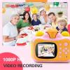 FXNFXLA Kids Camera Instant Print Camera for Children 1080P HD Video Photo Intelligent Shooting Digital Camera Sports Toy for Girls Boys(Color:D) view 4