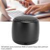 AMONIDA Mini Speaker, USB Charging Large Volume Hands Free Calling Small Wireless Speaker Heavy Subwoofer for PC for Phone (Black) view 2