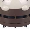 HERCHR Mini Crumb Vacuum Cleaner, Cute Desktop Vacuum Cleaner Desk Dust Cleaner Crumb Sweeper Mini Desk for Home, Office, Cars (Brown) view 1