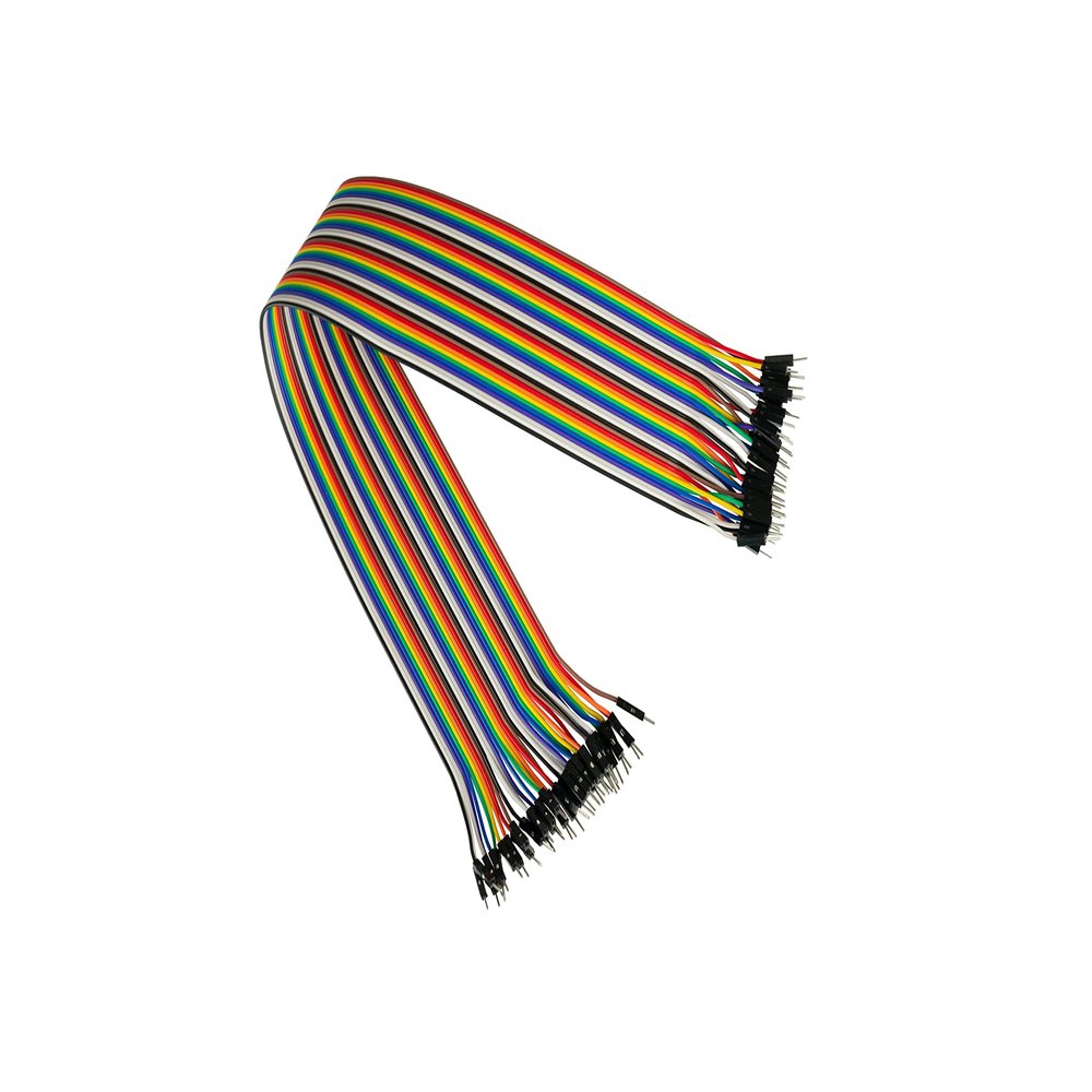 Kabelmeister - Jumper Wire/Wire Jumper Cable - Male to Male - 40 cm - 40 Pin Separable Cores for Arduino, Raspberry Pi, Banana Pi, Breadboad, Breadboard etc.