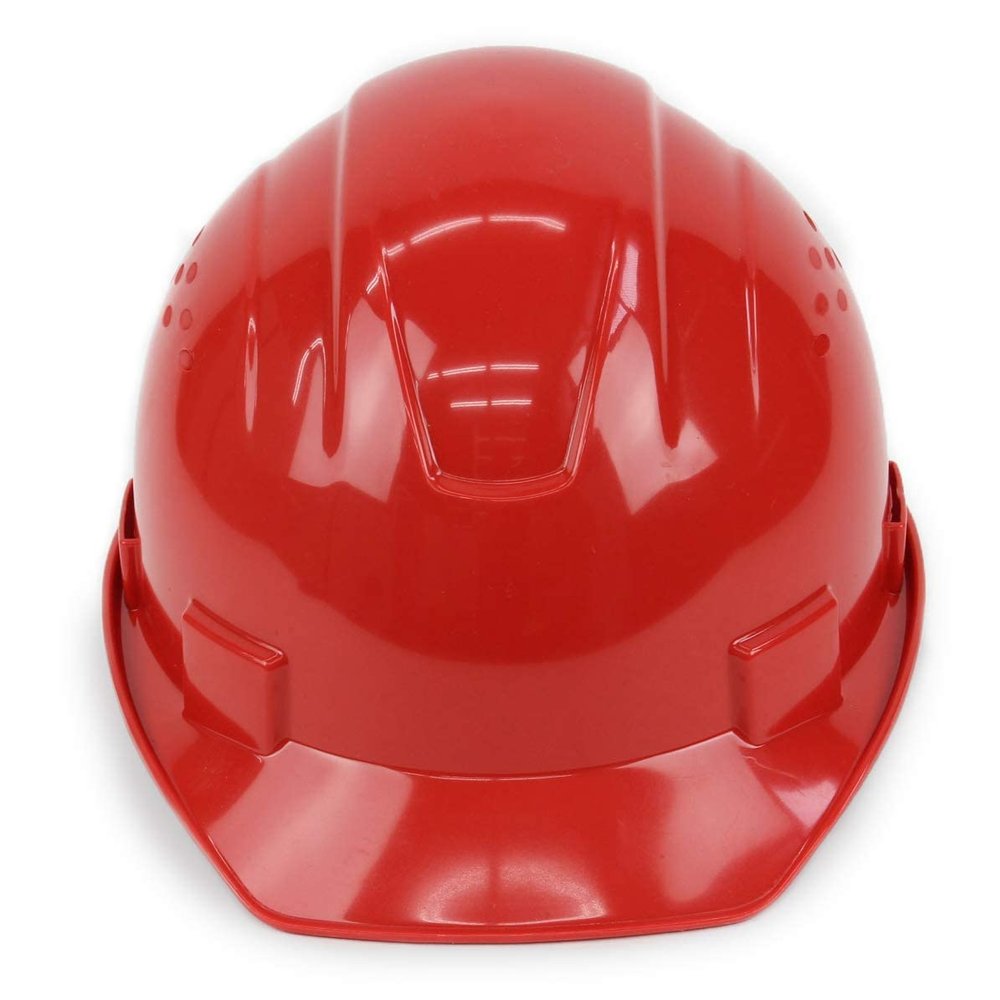 RK-HP14, Hard Hat Cap Style with 4 Point Ratchet Suspension, 1EA (RED)