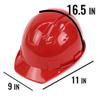 RK-HP14, Hard Hat Cap Style with 4 Point Ratchet Suspension, 1EA (RED) view 2